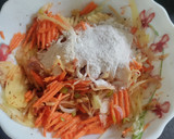 A picture of step 1 of Mix veg Pancake (wheat flour and rice flour).