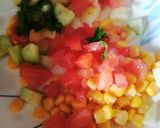 A picture of step 1 of Salad Parmesan bowl.