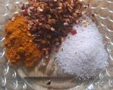 A picture of step 3 of Aloo fry.
