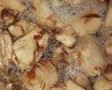 A picture of step 1 of Chicken nehari.