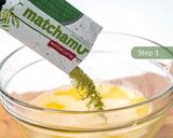 Foto langkah ke 3 dari resep Matcha Steam Bread Pudding.