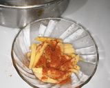 A picture of step 2 of Ginger pickle.