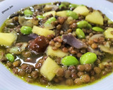 Foto del paso 6 de la receta: Lentejas con setas, edamame y manzana al curry