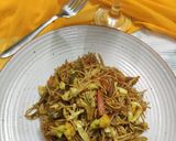A picture of step 5 of Hakka noodles.