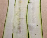 Töltött, rántott cukkinitekercs (vegán) recept fázis 1 fotója