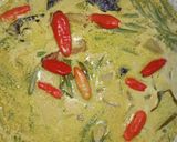 Foto langkah ke 5 dari resep Sayur Kulit Sapi Buncis Bumbu Kuning.