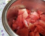 A picture of step 3 of Watermelon smoothie.