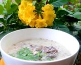 Hình bước làm 3 của món Cháo sườn đậu xanh tim heo