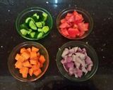 A picture of step 1 of Tomato Carrot Salad.