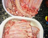 Hình bước làm 1 của món Sườn nướng tảng