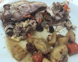 Foto del paso 9 de la receta Pollo relleno para Navidad con nueces y ciruelas