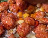 Foto del paso 12 de la receta: Potaje de garbanzos con embutido valenciano, cebolla y espinacas