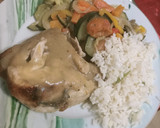 Foto del paso 7 de la receta: Pollo a la naranja con mostaza y miel