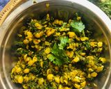 A picture of step 5 of Dill Dal sabji.