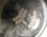 A picture of step 1 of Broccoli Sausage Whole-Wheat Pasta.