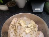 ไก่ทั้งตัวอบด้วยหม้อทอดไร้น้ำมัน