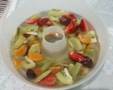 Foto langkah ke 10 dari resep Pudding Buah Coklat Putih.