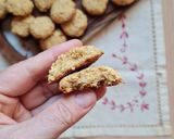 Foto del paso 3 de la receta: Galletitas de avena, naranja, coco y mantequilla de maní 🥣
