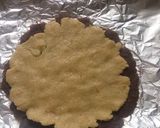 A picture of step 9 of Chocolate vermicilli coconut swiss roll.