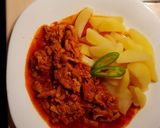 Pacalpörkölt recept fázis 6 fotója