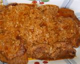 Fokhagymás sertésszelet vajas sült burgonyával recept fázis 4 fotója