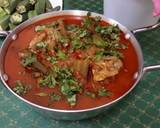 Hyderabadi Bhindi Gosht Sherwa Okra in tangy gravy recipe step 4 photo