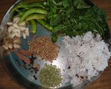 A picture of step 1 of Veg Pulao.