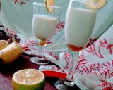 A picture of step 5 of Honey lemon banana lassi.