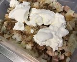Une image de l'étape 9 de Gratin de poireaux au porc et parmesan.