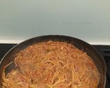 Foto del paso 4 de la receta: Fideos tostados con jamón y verdura y ajo casero