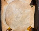 A picture of step 7 of Giant stuffed vegan tortillas.