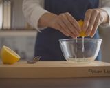 A picture of step 2 of Lemon & White Chocolate Ice Cream.