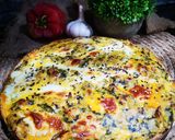 Foto del paso 5 de la receta: TARTA INTEGRAL DE POLLO, ESPINACAS Y QUESO CREMOSO ❤️