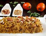 A picture of step 4 of Sprouted Methi Pulav.