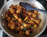 A picture of step 4 of Yellow pumpkin Fenugreek seeds sprouts subji.