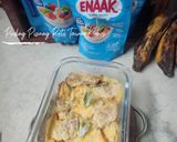 Foto langkah ke 5 dari resep Puding Pisang Roti Tawar Kukus.
