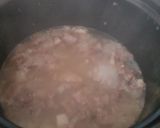 A picture of step 1 of My Beef & Onion Gravy with Sugar Snap Peas also Jacket Potatoe.