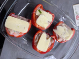 Перець з куркою у духовці