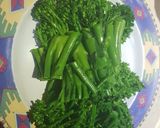 รูปขั้นตอนการทำที่ 2 ของ บรอกโคลีนี่เห็ดหอมเจ #กินผักรักสุขภาพ3
