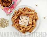 A picture of step 7 of Spiced crackers.