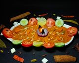 A picture of step 8 of Paneer Angara.