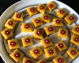 A picture of step 4 of Orange fudge Peda dussehra.