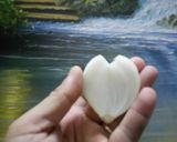 Hình bước làm 3 của món TỈA BÔNG SEN BẰNG HÀNH TÂY