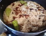 A picture of step 13 of Yakhni Pulao.