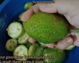 A picture of step 1 of Tilottoma_Kakrol (spiny gourd curry).