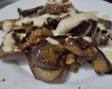 Foto del paso 6 de la receta: Berenjenas🍆con cebolla🌰 caramelizada🥙 y ajo🍯🌯