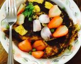 A picture of step 7 of Cabbage Masala Omelette.
