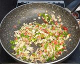 A picture of step 2 of Masala Vegetable Curd Rice.