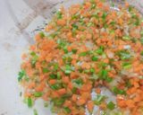A picture of step 1 of Nigerian Meat pie filling.