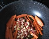Foto del paso 3 de la receta: Alcachofas rellenas de ajos y jamón